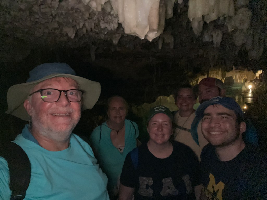 Photo of Vinny, Michele and the family on the Crystal Caves Tour (Hamilton Parish, Bermuda)